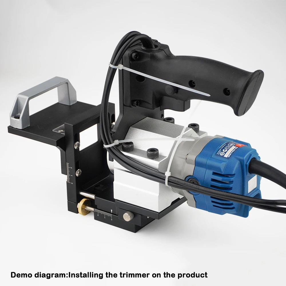 2 w 1 dziurkacz ze wspornikiem moryg luźny System stolarki czop nadaje się do maszyna do przycinania o średnicy 65mm