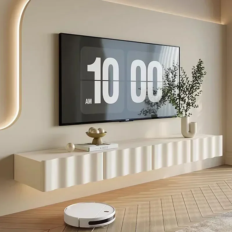 

Tv Cabinet Unit Luxury Living Room Wood Floating Tv Stand Consoles Furniture