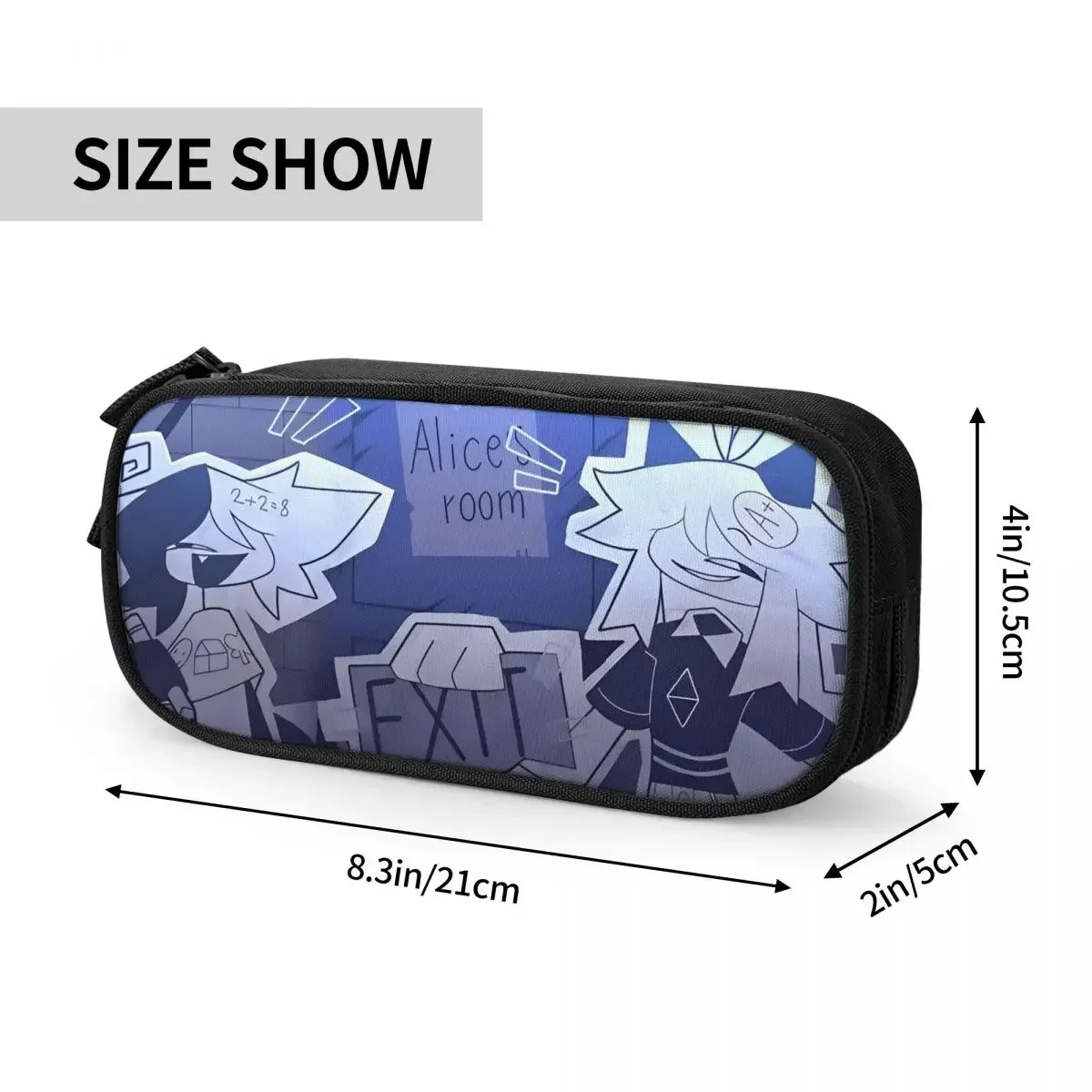 Cartoon Anime Miss Circle Pencil Cases Fundamental Paper Education Pencilcases Pen Box for Student Bags Students School Cosmetic