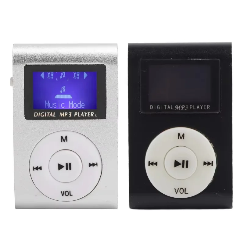 

Back Clip MP3 Portable Music Player Portable Mini MP3 Music Player Sports BackClip LCD Screen MP3 Support Memory Card Sports MP3