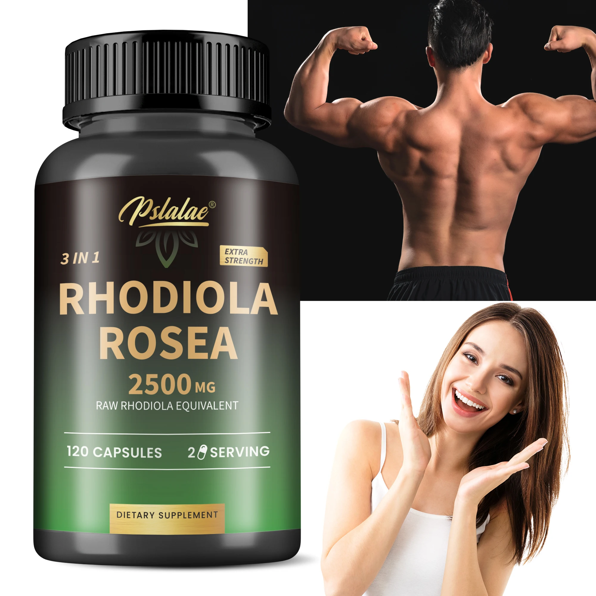

Rhodiola Rosea Supplement – Promotes Anti-stress Relief, Natural Mood And Concentration Support, Unisex