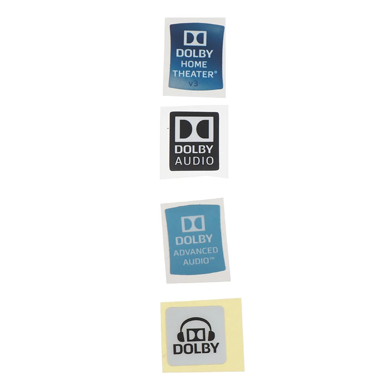 Dolby Surround Sound Labels Laptop Stickers Desktop Decor DIY Stickers