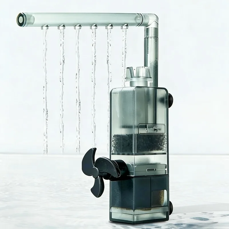 

Fishbowl Filter Oil Film Removal Silent Adjustable Fish Tank Filter Oxygenate Wave Maker Aquarium Filter Fish Bowls Filtration