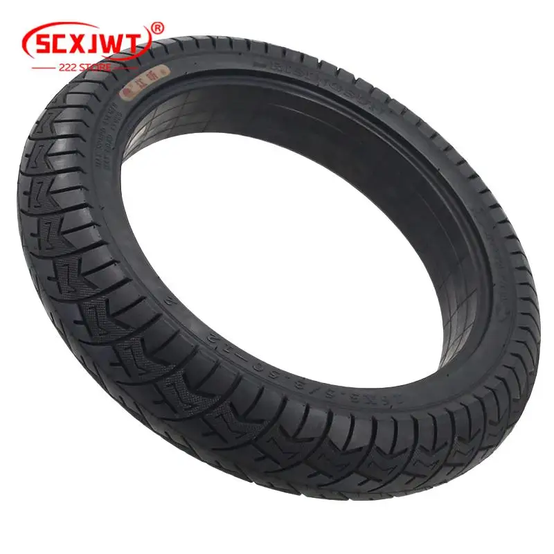 16x3.5 Solid Rubber Tires - Air-Free Tyres for Electric Vehicles & Tricycles with High Elasticity & Wear Resistance