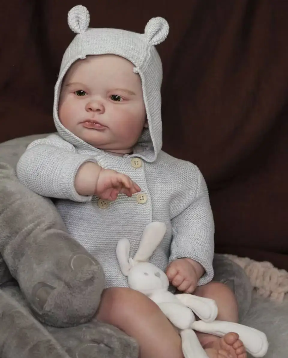 

Cokela 60 см кукла реборн популярная милая кукла для мальчика мягкая обнимашка скульптурное лицо ручная роспись волосы