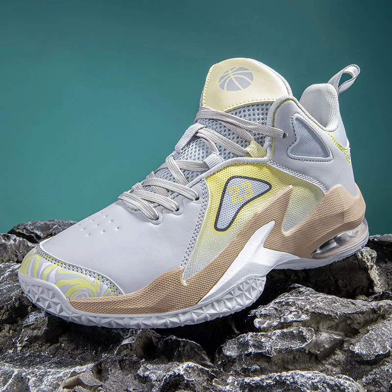

2025 летние новые мужские баскетбольные кроссовки, амортизирующие высокие кроссовки, уличная спортивная обувь, женские нескользящие баскетбольные кроссовки