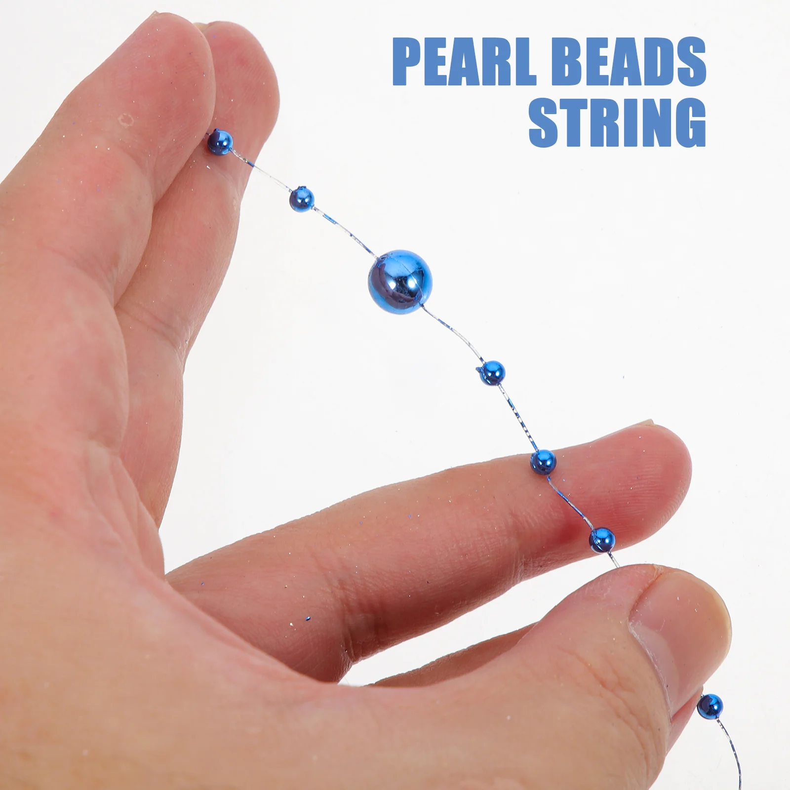 

30Pcs Artificial Pearl String Realistic Faux Pearl Beads Chain for Vase Filler Table Centerpiece Wedding Decoration Party