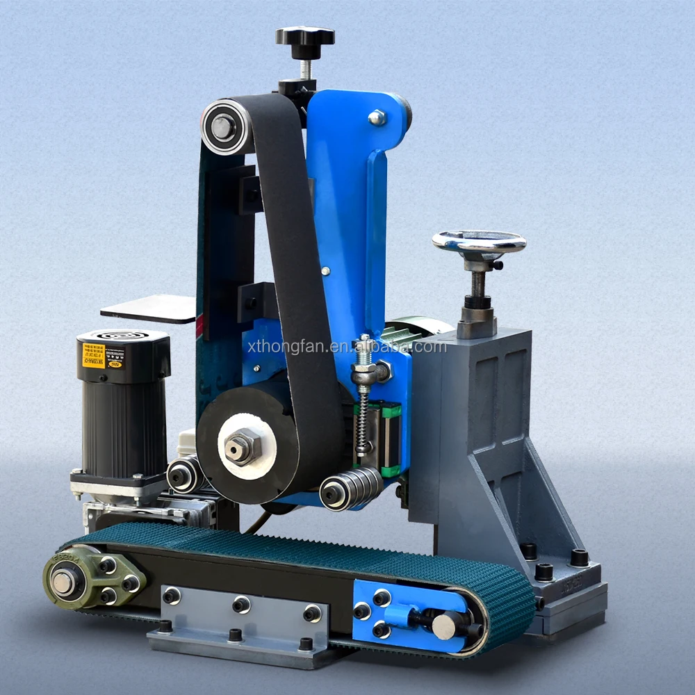 Single and Double Workstation 100/150 Small Benchtop Portable Sander for Beveled Edge Round Bar  Cutting Parts Leather Wood