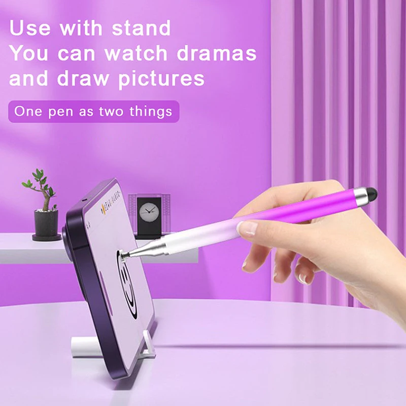 3 In 1 Stylus Pen For Tablet Cellphone Capacitive Touch Pencil Android Phone Drawing Screen Pencil Pen Cover With Stand