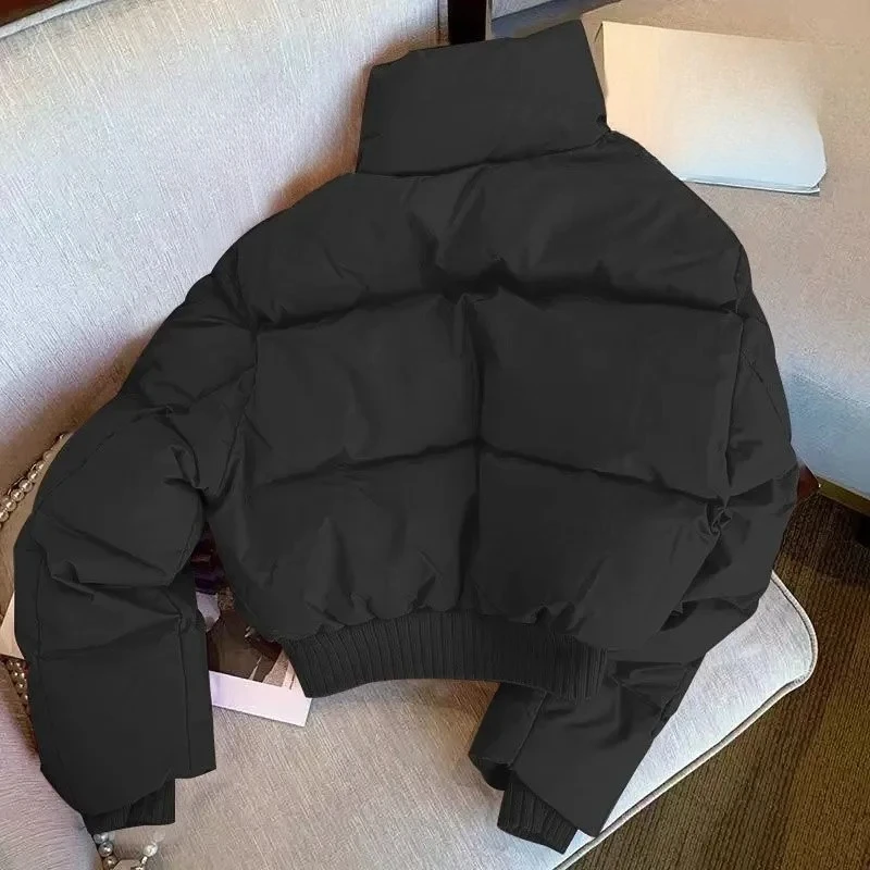 رجل سترة الشتاء الكلاسيكية فضفاضة سميكة القطن معطف مبطّن دافئ الخبز نمط ملابس خارجية عادية أسفل الشارع الشهير الرجعية Harajuku جديد