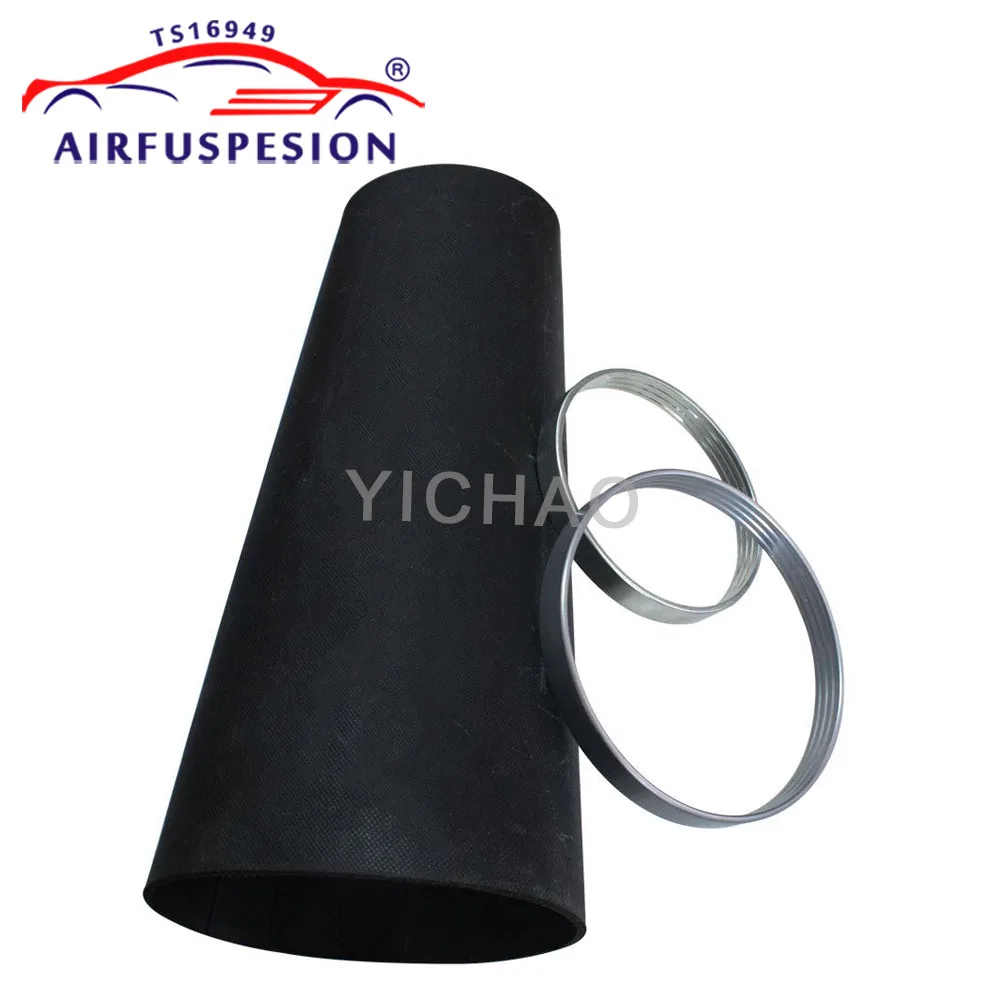 Front Air Suspension Shock Rubber Sleeve+Crimping Rings For Mercedes Benz ML GL Glass W164 X164 1643206013 1643204313 1643204613