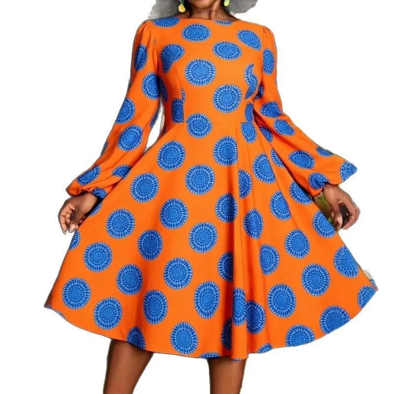 L-4XL Plus Size Clothes Dresses Women Spring Autumn Robes Long Sleeve Street Style Casual 3XL Big Size Midi Dress Oversized view 5