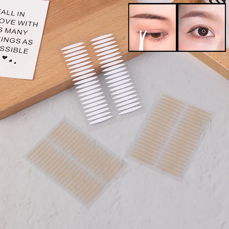 400Pcs/10 Sheets Invisible Double Eyelid Tape Self-Adhesive Transparent Eyelid Stickers Waterproof Fiber Stickers For Eyelid