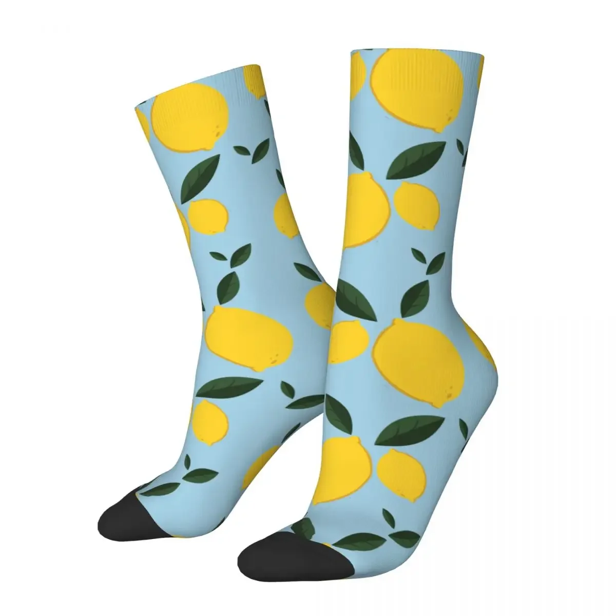 

Fashion Men's Socks Novelty Street Style Cute Fruit Lemon Sock Novelty Street Crazy Women Socks Spring Summer Autumn Winter