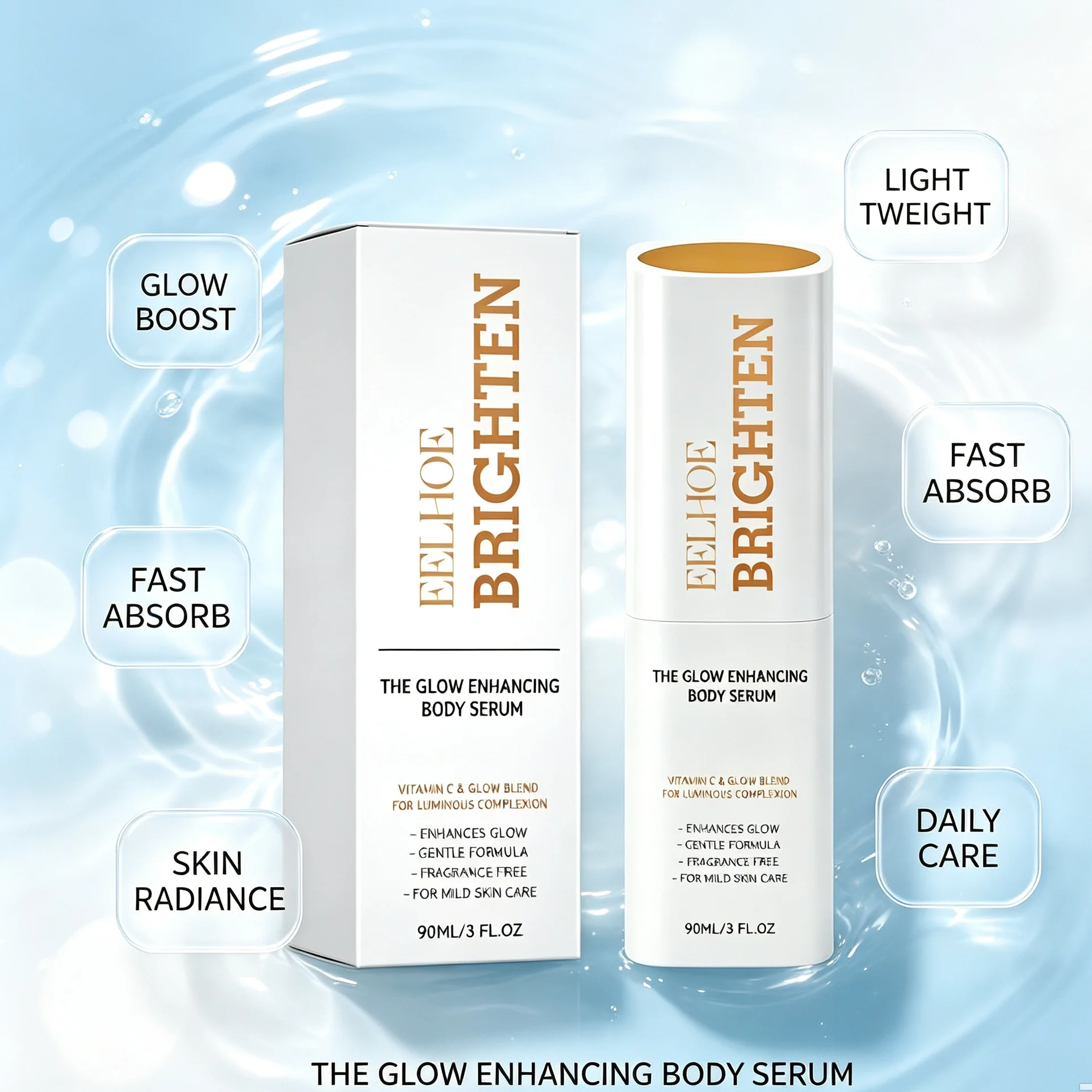 Body Brightening Serum Niacinamide Even Skin Tone Remove Dark Spots Lightening Body Essence For Armpit Knee Elbow Dull Skin Care