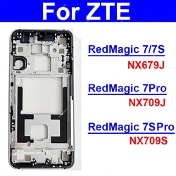 For ZTE nubia Red Magic 7 Pro 7S Pro NX679J NX709J NX709S Middle Frame Housing LCD Front Frame Holder Middle Housing Cover Case