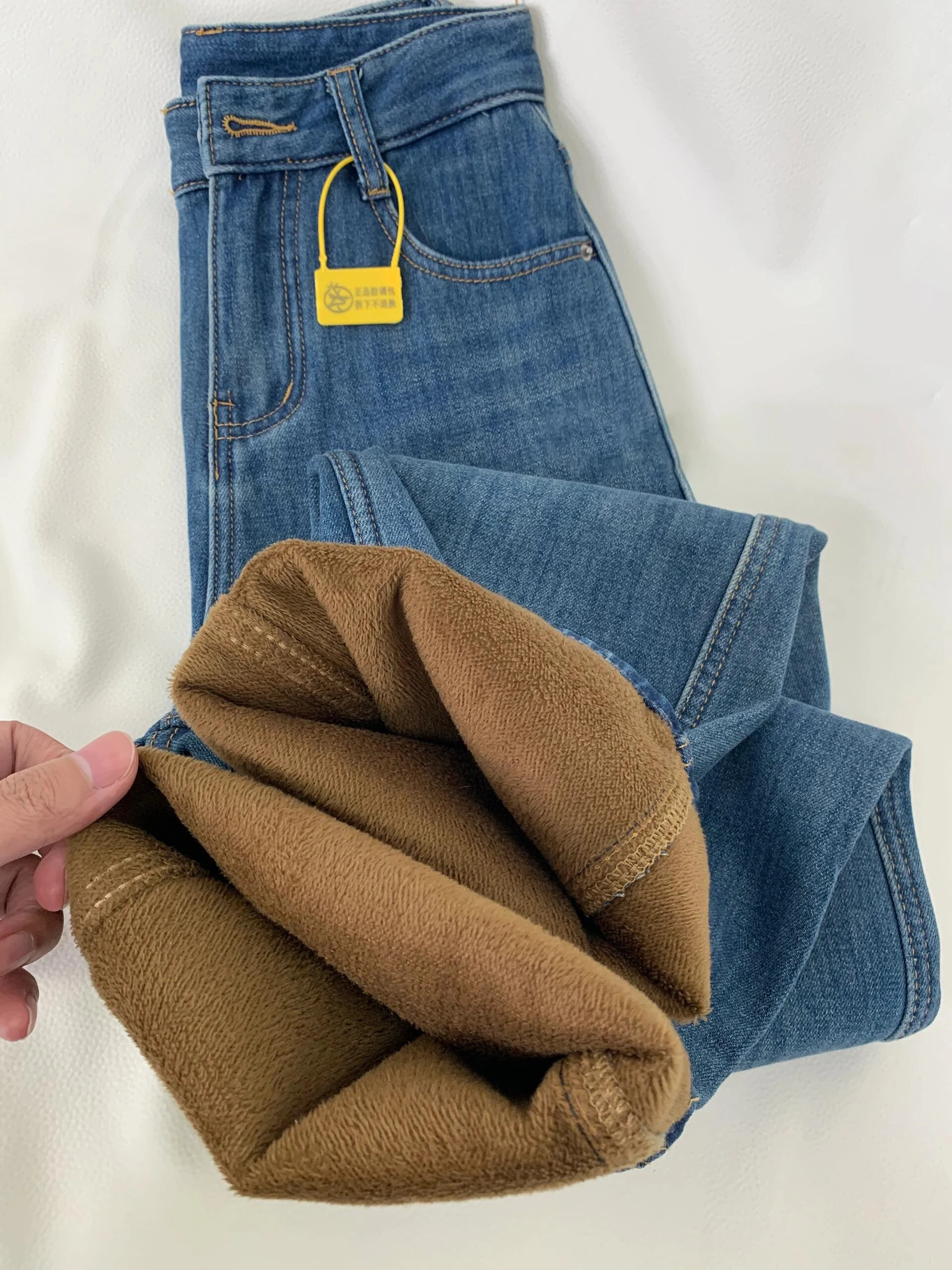 

Синие бархатные джинсы, женские свободные прямые джинсовые брюки с высокой талией, осень-зима, цельные бархатные теплые узкие широкие брюки