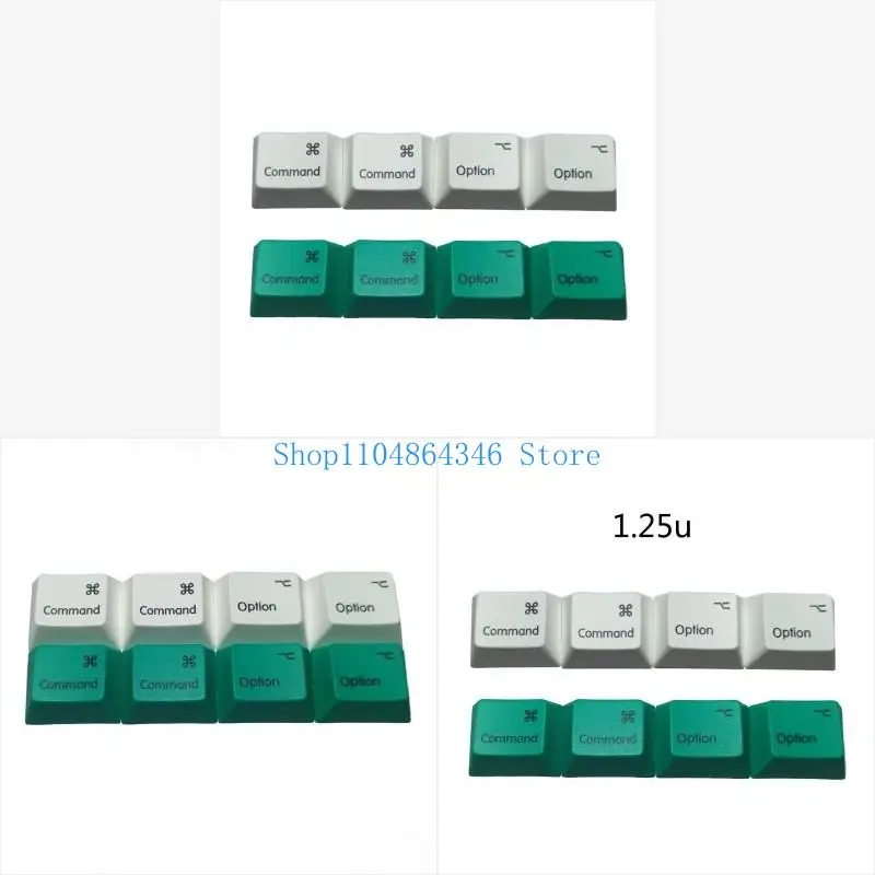 5ASD PBT Dye Subbed для Keycaps 4 штуки Common Option Кладовые клавишные клавиши Replac