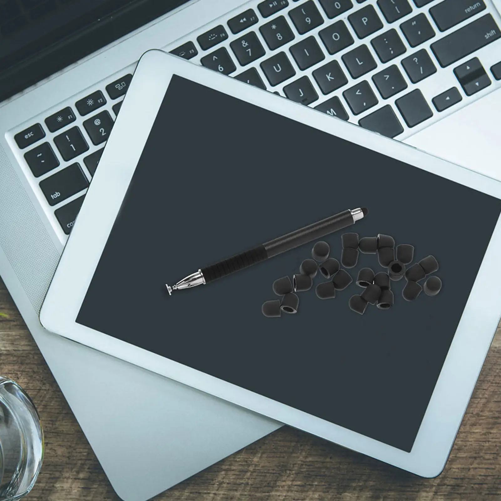 

100 шт. силиконовых сменных наконечников для стилусов, совместимых с емкостными сенсорными экранами планшетов и смартфонов, аксессуары для рисования и письма