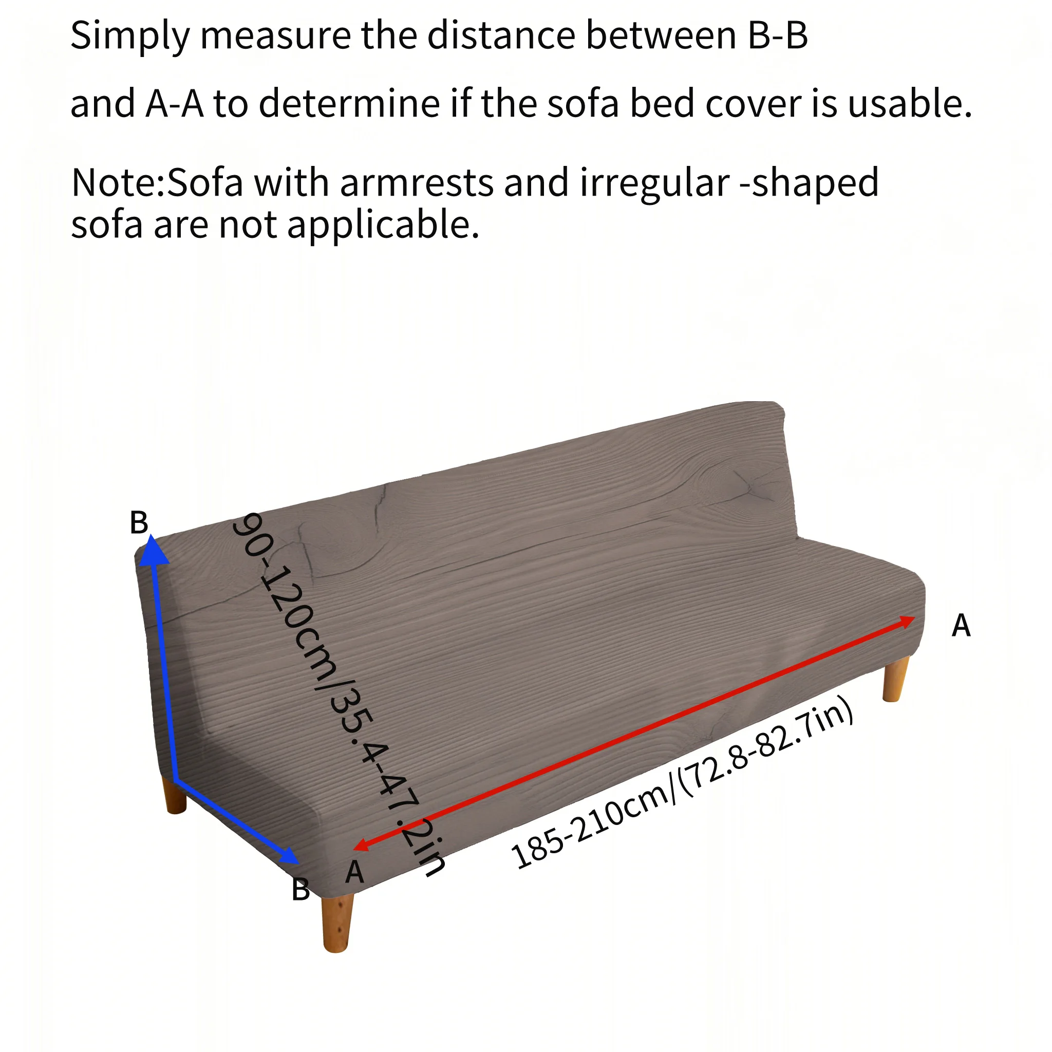 Living room, bedroom sofa bedspread, wood grain sofa bedspread, all-inclusive dust cover, easy installation, machine washable
