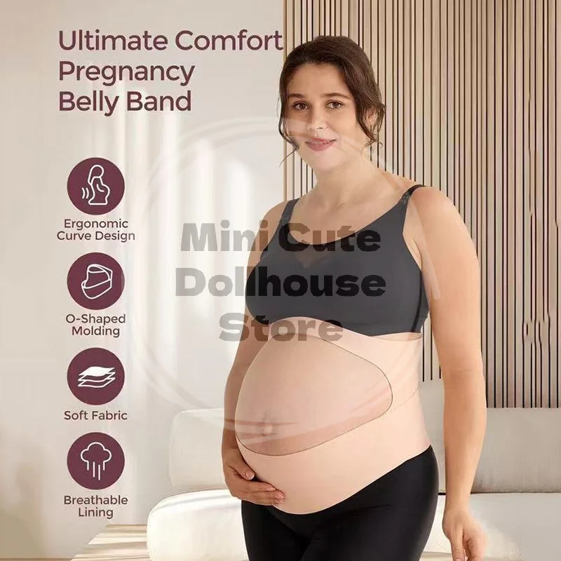 妊婦用ウエストベルト、調節可能な背中サポート付きで快適なマタニティケアを実現