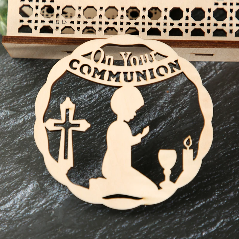 Mi Primera Comunión Ornament Decoration,Primera baptism Comunión Gifts ,Girl Boy Praying,Peace Holy Communion Place cards