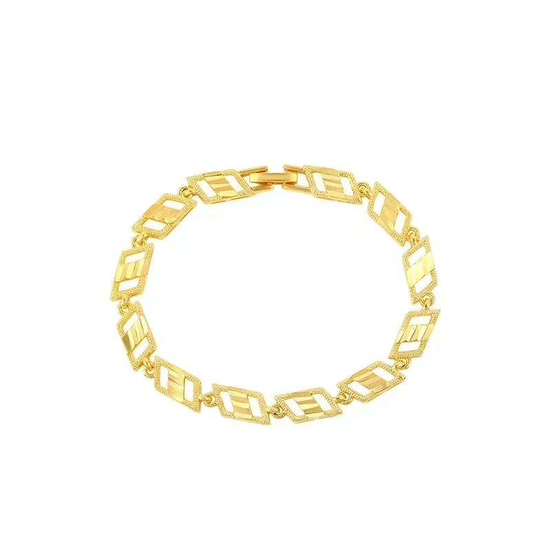 

SPC25 Layered Letter Initial Heart Bracelet for Women Girls 14K Gold Fashion Jewelry