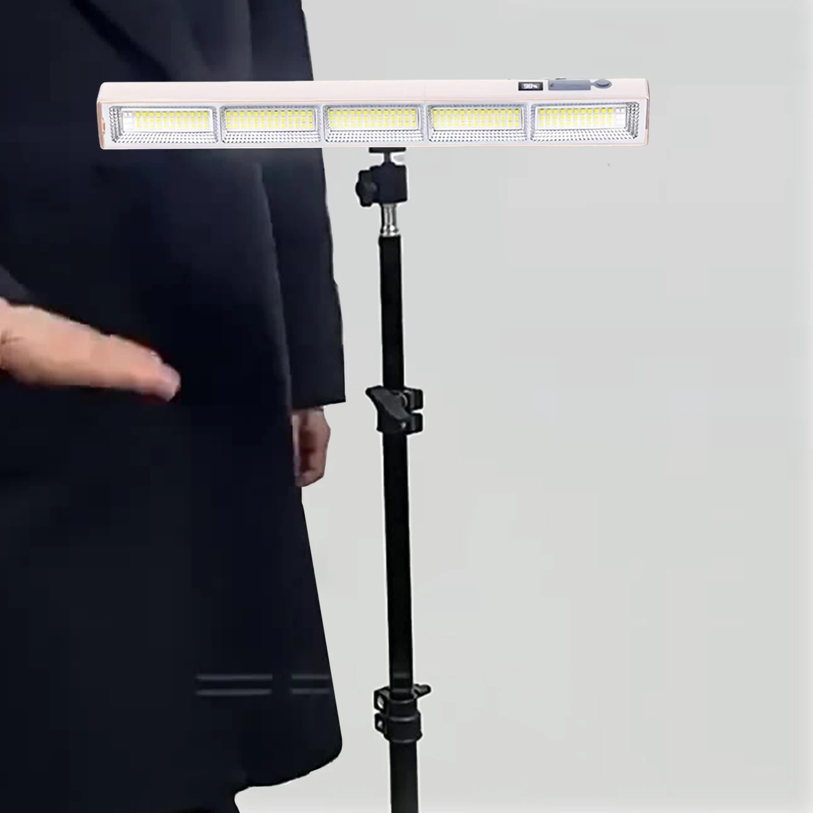 LEDライトバー 1000ルーメン ナイトマーケットライト フック付き 車修理/検査/ガレージ/緊急用現場照明