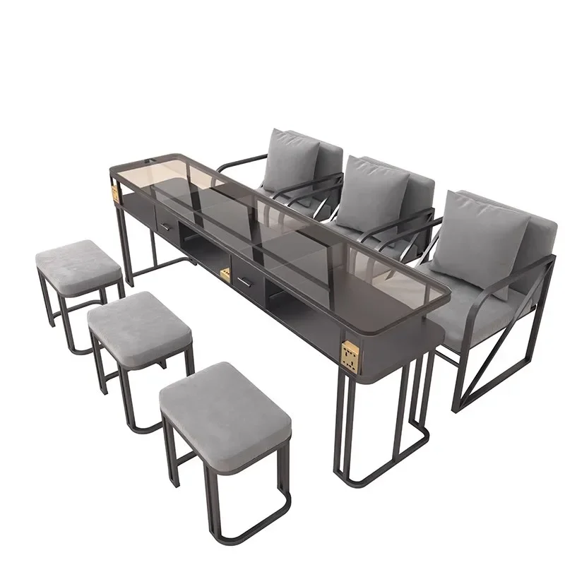 สติ๊กเกอร์ติดโต๊ะทำเล็บสไตล์ยุโรปสุดอินเทรนด์ โต๊ะทำเล็บสไตล์นอร์ดิก สำหรับช่างทำเล็บ โชว์ผลงาน โต๊ะทำเล็บ เฟอร์นิเจอร์ตกแต่งบ้าน