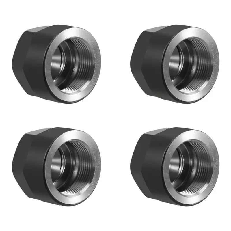 4Pcs ER11-A Type M14 Thread Collet Clamping Hex Nuts, For CNC Milling Chuck Holder Lathe