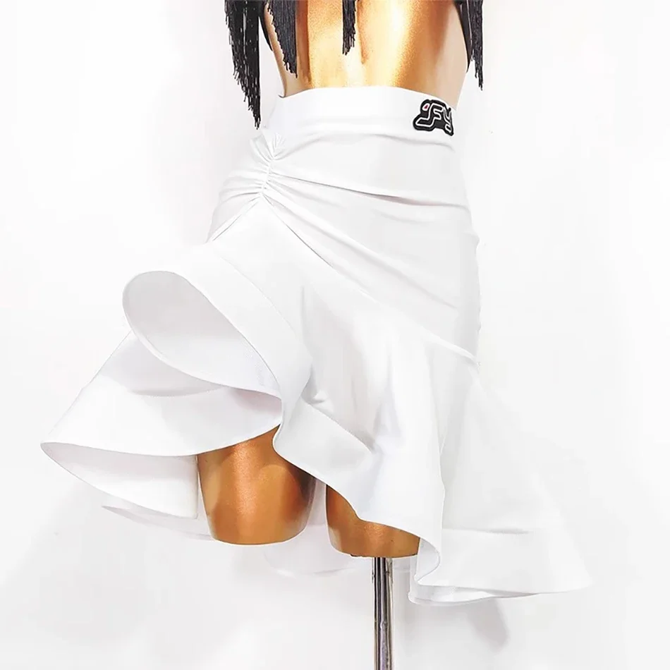 タッセルショートトップスロータススカートラテンダンスドレス女性ラテン系ダンス服ベリータンゴパフォーマンスコスチューム