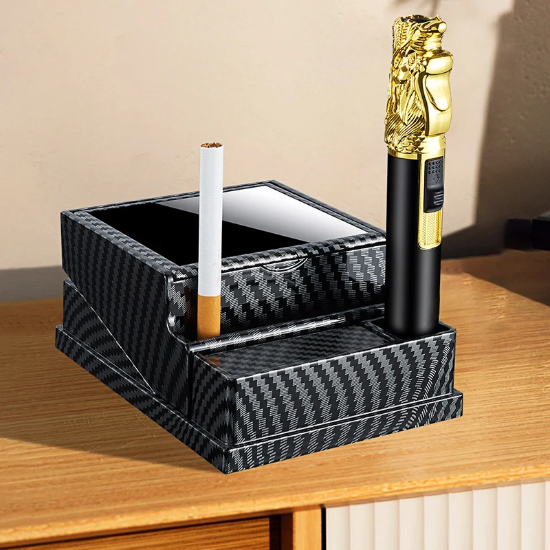 

New High-end Retro 40 Tube Automatic Press Cigarette Cartridge Moisture Proof and Pressure Resistant Portable Cigarette Storage