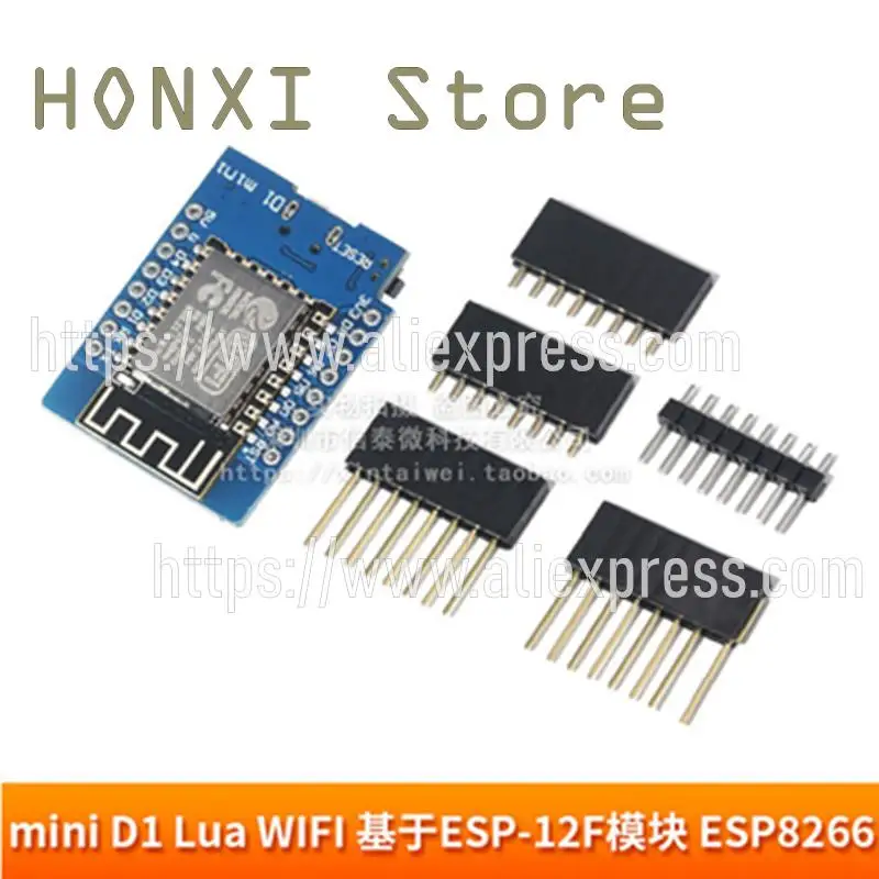 Mini d1 wifi placa do desenvolvimento, esp-12 f n esp8266, 1 parte