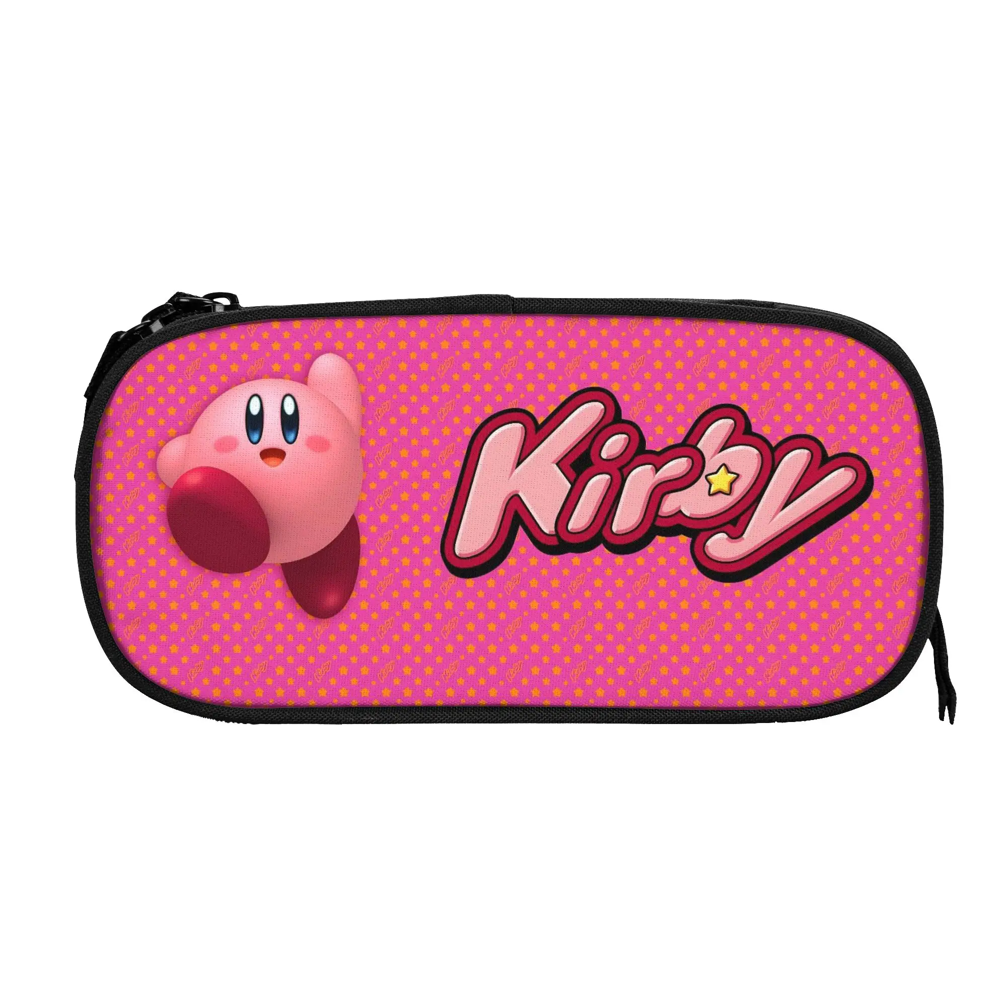 

pink kirbys funny game Accessories Pencil Case Large-capacity For School Pencil Case Stationery Perfect Gifts