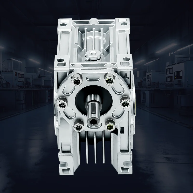 Imagem -04 - Mão Manual Self-locking Ângulo Direito Redutor Worm Engrenagem Redutor Redução Gearbox Relação de Engrenagem 5:1 a 100:1 Nrv050
