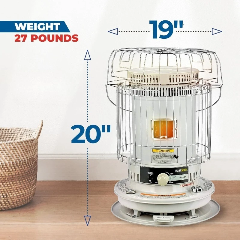 سخان Sengoku المحمول، 23,500 وحدة حرارية بريطانية، HeatMate، أبيض - سخان مساحة لاسلكي للمنزل، المرآب، الطابق السفلي، والتخييم