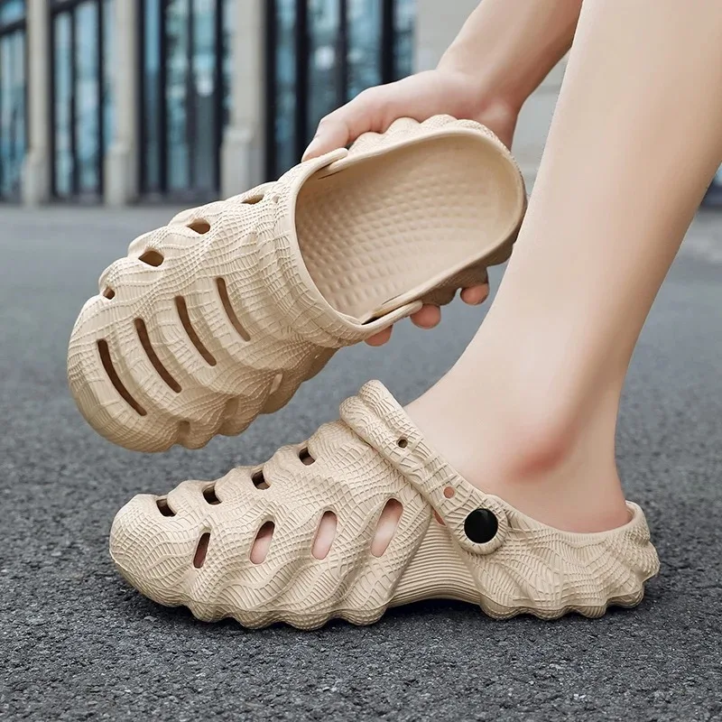 2025Summer Refreshing Breathable Comfortable High-Quality Men's Trendy Sandals Clogs Beach Shoes40-45