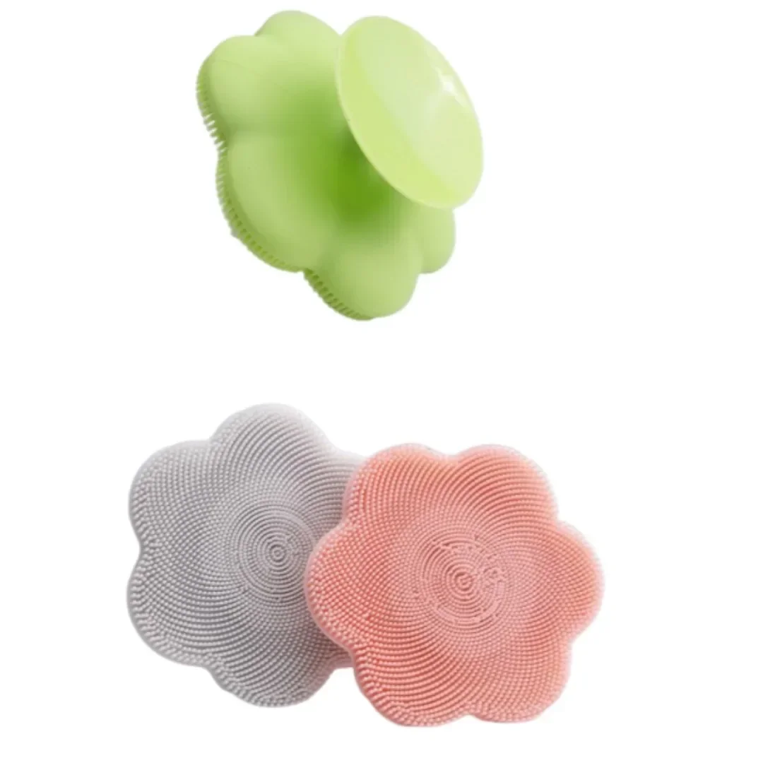 SPA Zachte siliconen gezichtsreinigingsborstel Scrubber Gezicht Diep schone Massage Gezichtsscrubborstel Gezichtsreiniger Gezichtsreinigingsborstels