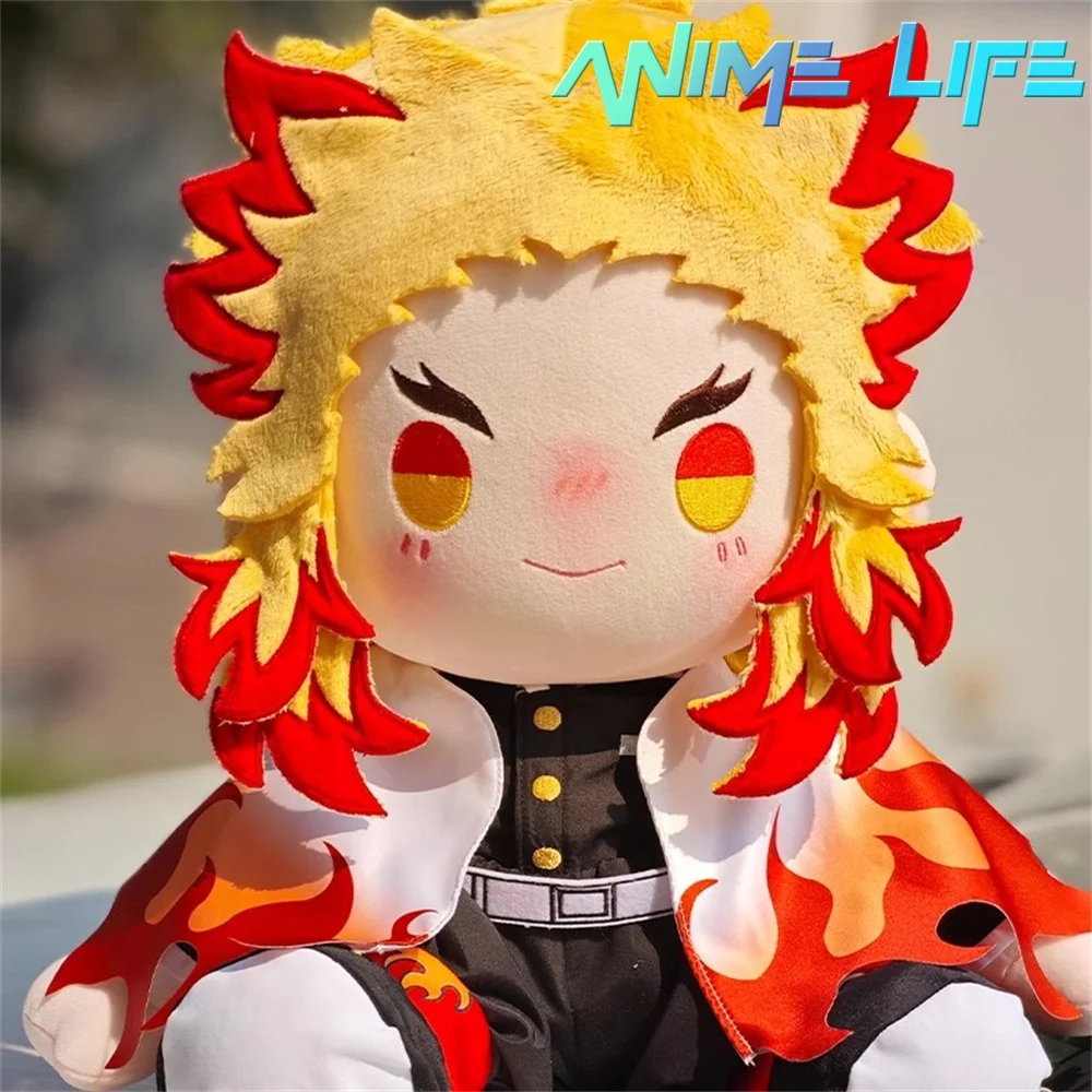 

Плюшевая игрушка в стиле аниме Rengoku Kyoujurou, плюшевая кукла 40 см, одежда, костюм, наряд, косплей, детский подарок