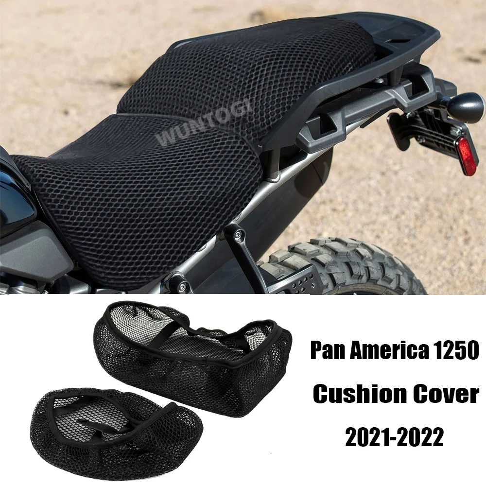 

PanAmerica1250 Motorcycle Seat Cover Seat Protect Cushion PA1250 3D Honeycomb Mesh Seat Cushion For PAN AMERICA1250 2021-2022