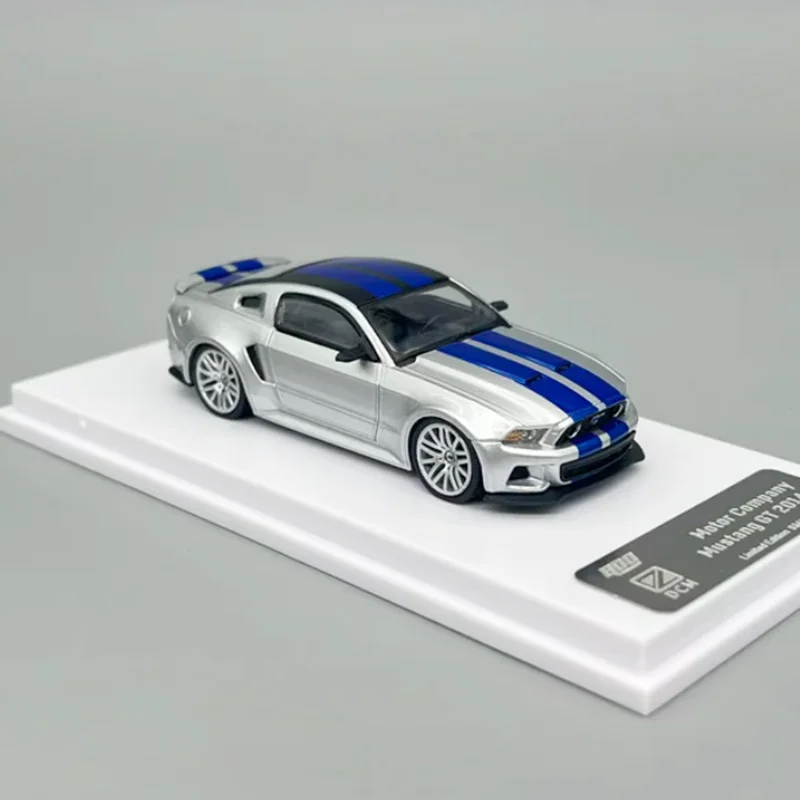 DCM Diecast 1:64 Scale Mustang 2014 Modified NFS Alloy Simulation Car Model Collection Souvenir Ornaments Display Holiday Gift