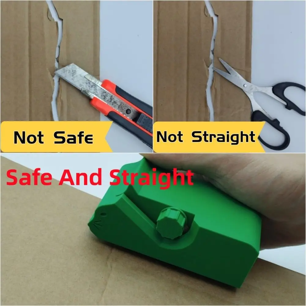 Handheld Cutting Tools Cardboard Cutter for Cat Scratchers Creative Cute 3D Printed Card Board Cutter Portable