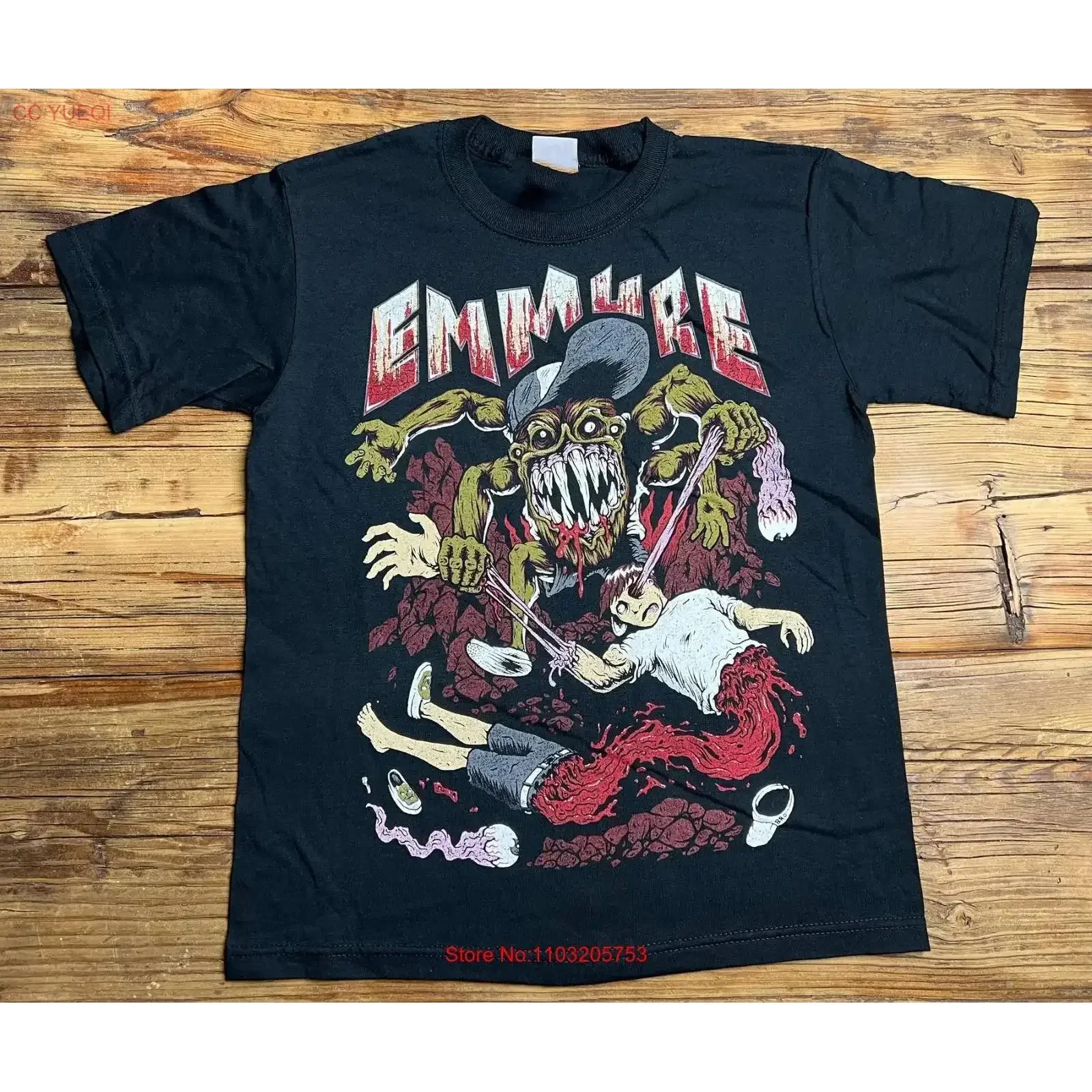 

Emmure Band Tour Cotton T shirt All Sizes S to 5XL MD357 vintage Washed Casual designer clothes streetwear fashion Slightly