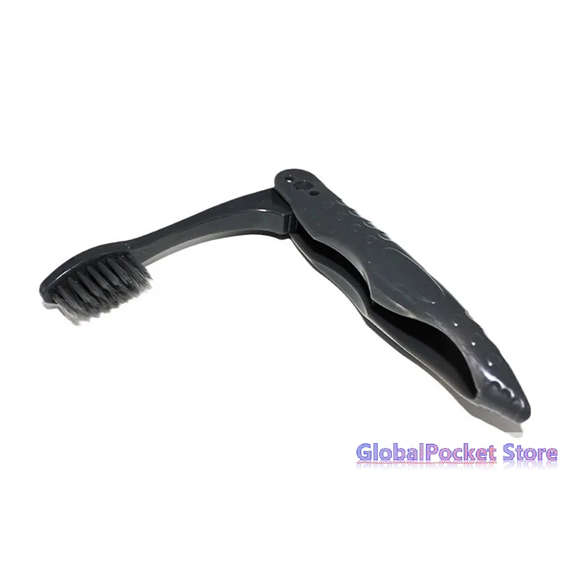 

[TG823]Manual Folding Travel Toothbrush, Full-head, Medium Bristles, Microfiber, Unscented, Portable And Easy To Clean