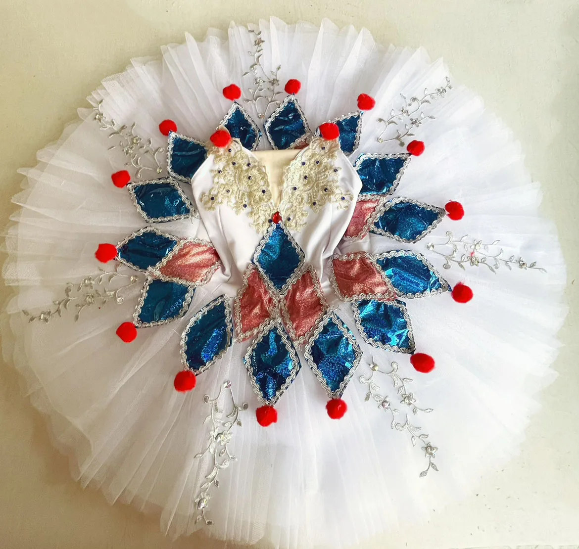 Girl Ballet Dance Dress Tutu Skirt Crystal Costume Princess Dress Performance Dance Wear Ballet Woman Leotards Female Dance Suit