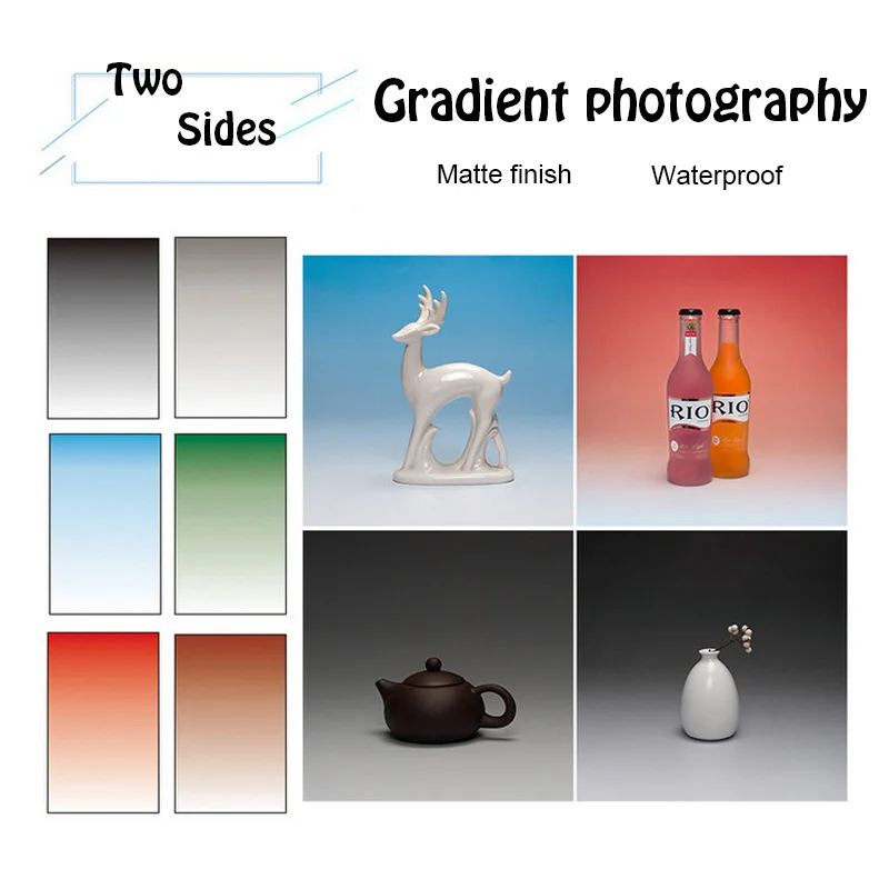 Advanced Color Gradients Photo Studio Photography Background Board Backdrops Still life Commercial Products Shooting Accessories