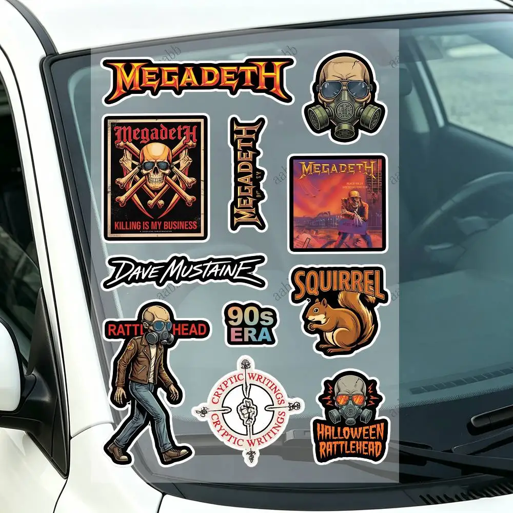 M-MeG-gadD-eth Motorcycle Decal Sticker Kit Reflective Graphics For Helmet Tank Fairing Body Custom Bike