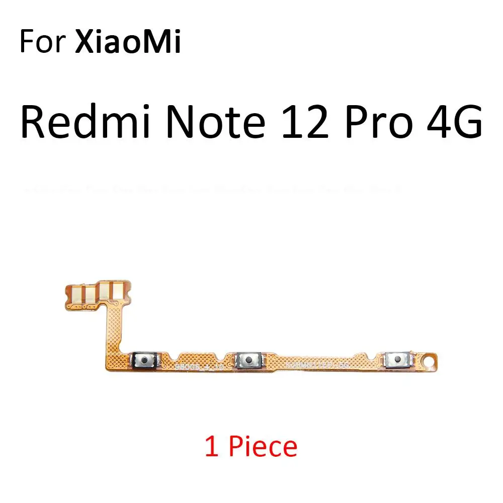 التبديل موصل على زر إيقاف حجم زر الكابلات المرنة ل XiaoMi Redmi ملاحظة 12S 12 برو زائد ديسكفري سبيد 4G 5G #5