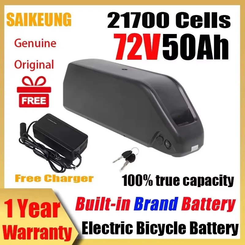 Rechargeable Hailong Polly DP-7 Electric Bicycle 48v 52v 72v 20 30 40ah 50ah 60AH Tube Downtube E-bike Electric Scooter Battery