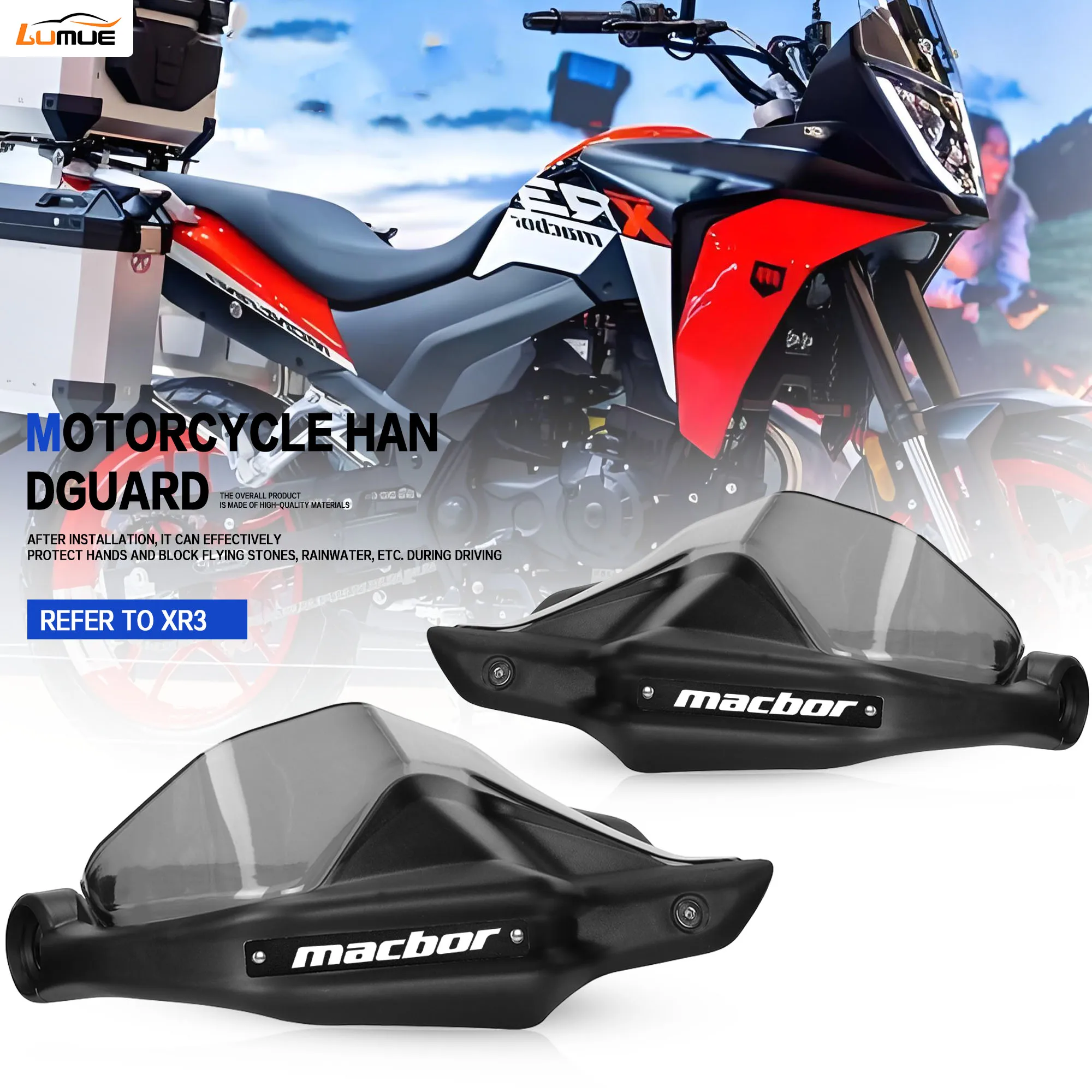 

NEW with logo For Macbor Montana XR3 XR 3 Macbor Motorcycle Handguards handlebar Hand Guards Protectors
